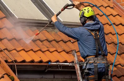 Démoussage et hydrofuge de toiture à Manzat